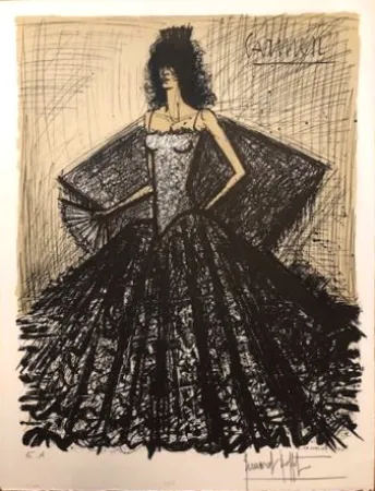 Lithografie Buffet - Carmen