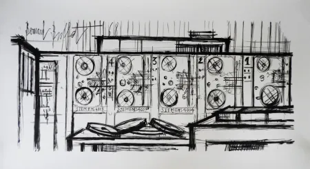 Lithografie Buffet - Computer, Siemens,