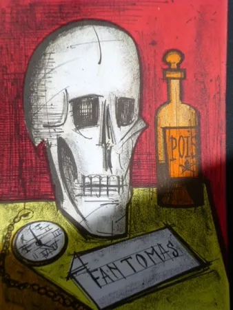 Lithografie Buffet - Fantomas