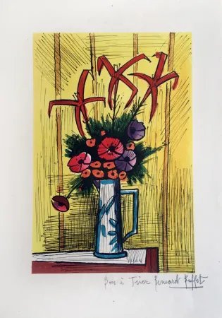 Lithografie Buffet - Flower Bouquet