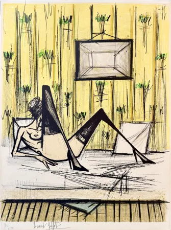 Lithografie Buffet - Jeux De Dames, 1979
