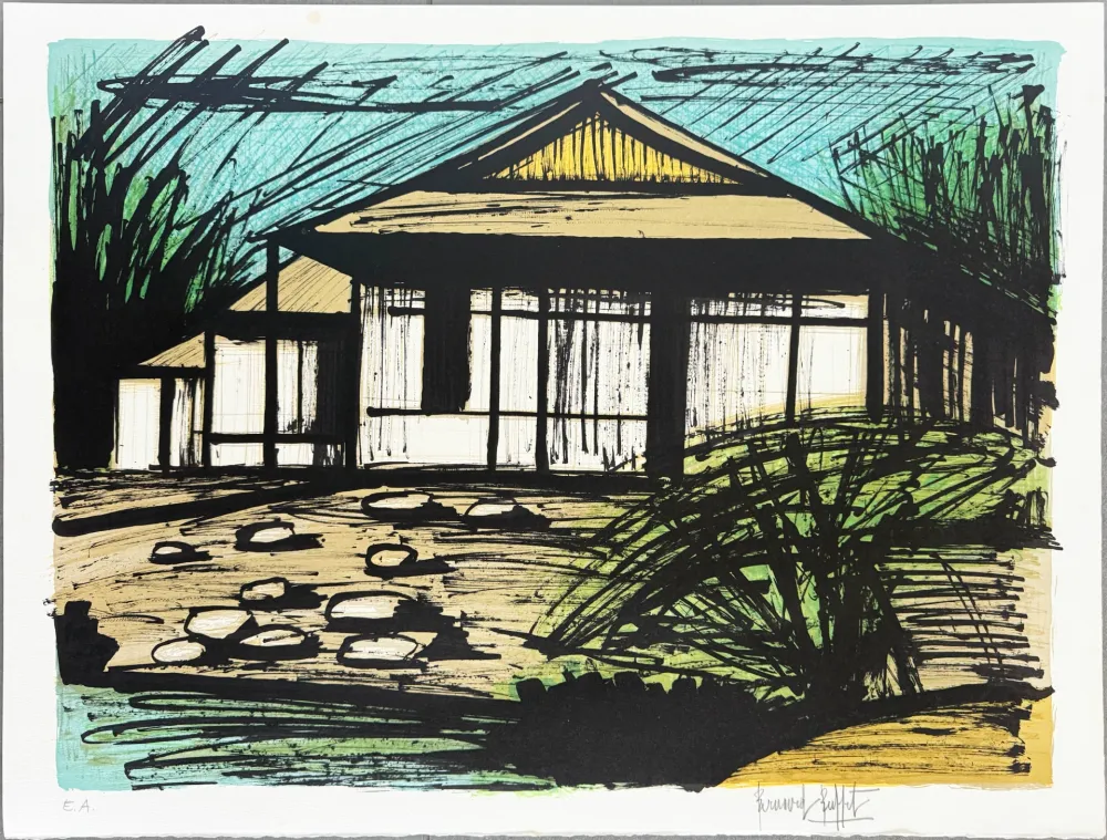 Lithografie Buffet - Katsura Rikyu-Kyoto