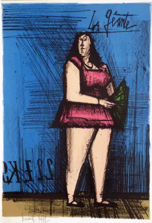 Lithografie Buffet - La géante