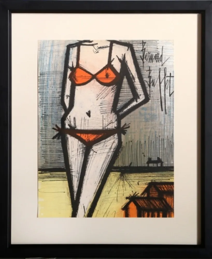 Lithografie Buffet - La Plage