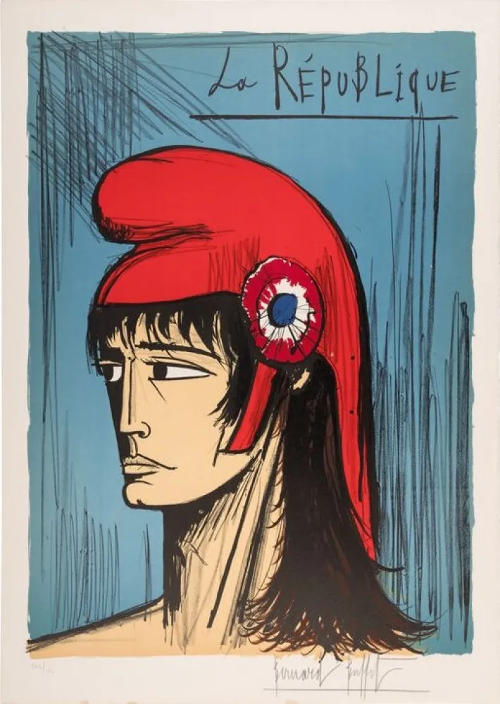 Lithografie Buffet - La République