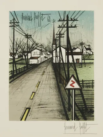 Lithografie Buffet - La route