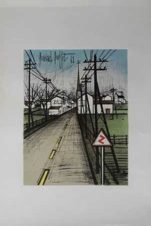 Lithografie Buffet - La route