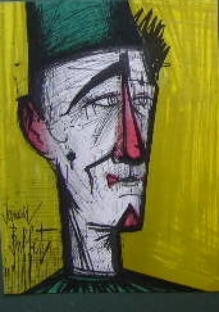 Lithografie Buffet - Le clown Jojo