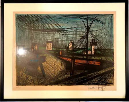 Lithografie Buffet - Le port