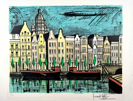 Lithografie Buffet -  Le Singel Amsterdam 