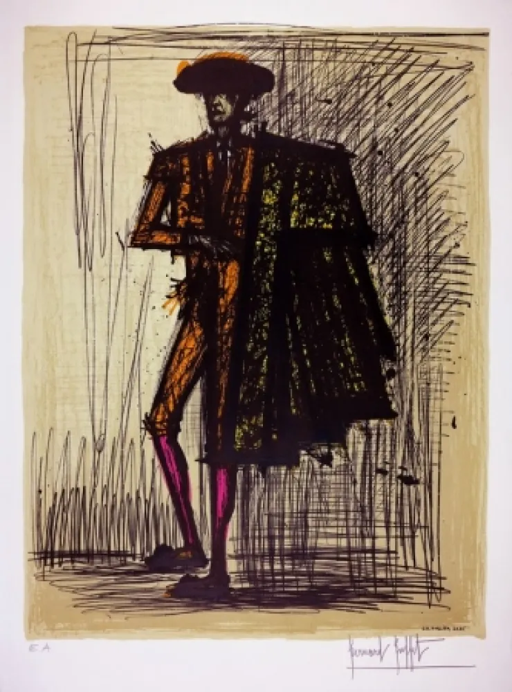Lithografie Buffet - LE TORERO / THE BULLFIGHTER