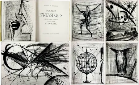 Geïllustreerd Boek Buffet - Le Voyages Fantastiques 1958
