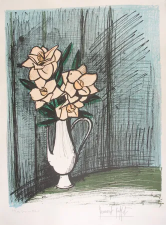 Lithografie Buffet - Les Camélias - The Camelias