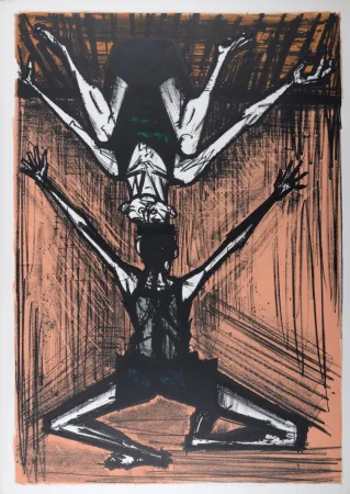 Lithografie Buffet - Les deux acrobates