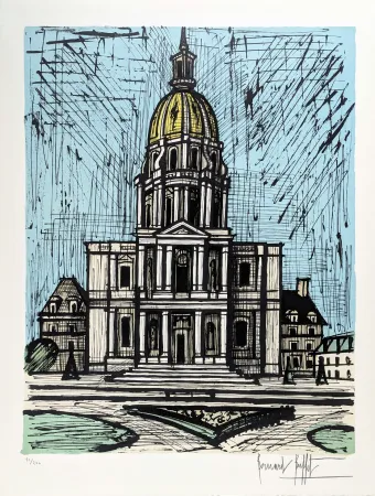 Lithografie Buffet -  Les Invalides 