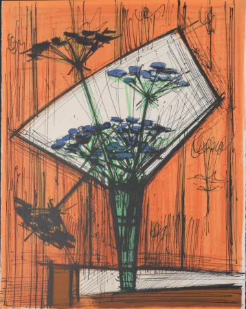 Lithografie Buffet - Les ombelles, 1972