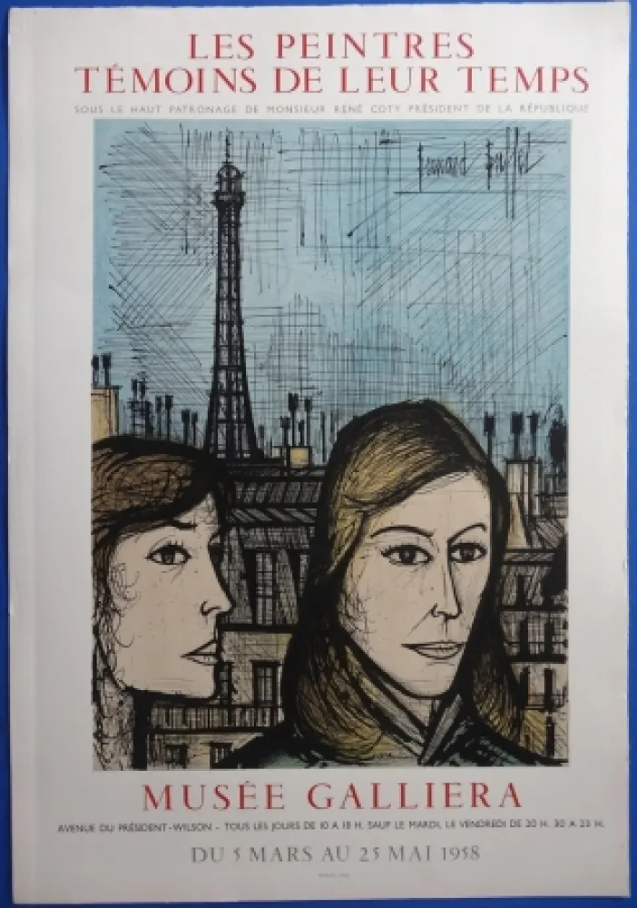 Lithografie Buffet - Les Parisiennes (sur Arches)