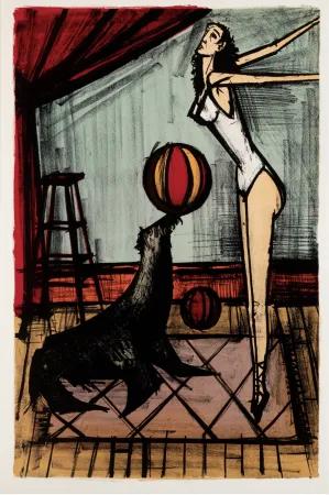 Lithografie Buffet - L'Otarie, 1968