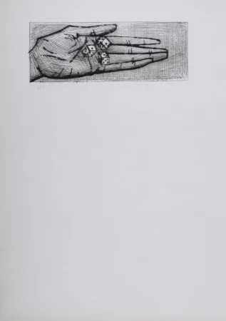 Ets En Aquatint Buffet - Main et dés, La Passion du Christ