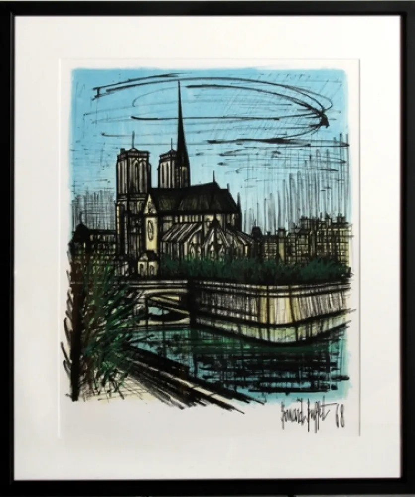 Lithografie Buffet - Notre Dame