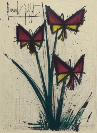 Lithografie Buffet - Pensées, 1965