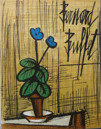 Lithografie Buffet - Petite primevère bleue