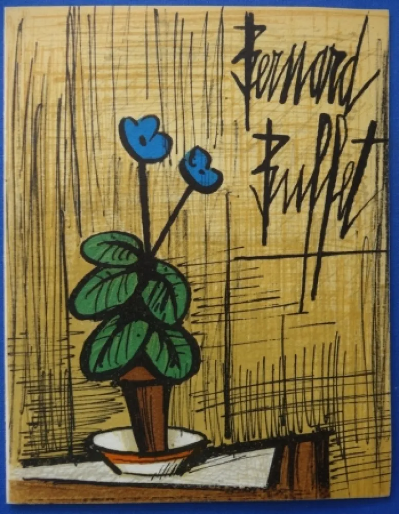 Lithografie Buffet - Petite primevère bleue