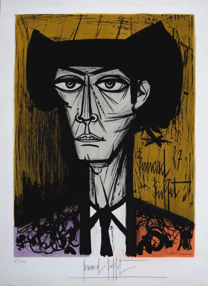 Lithografie Buffet - Toreador, 1967 - Hand-signed!