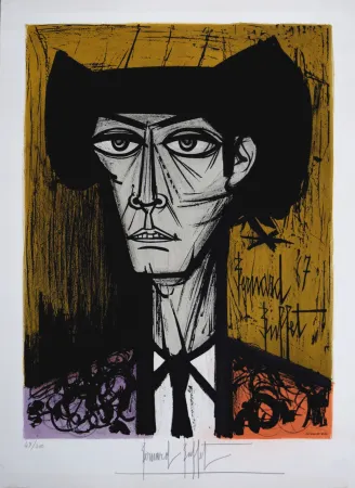 Lithografie Buffet - Toreador, 1967 - Hand-signed!