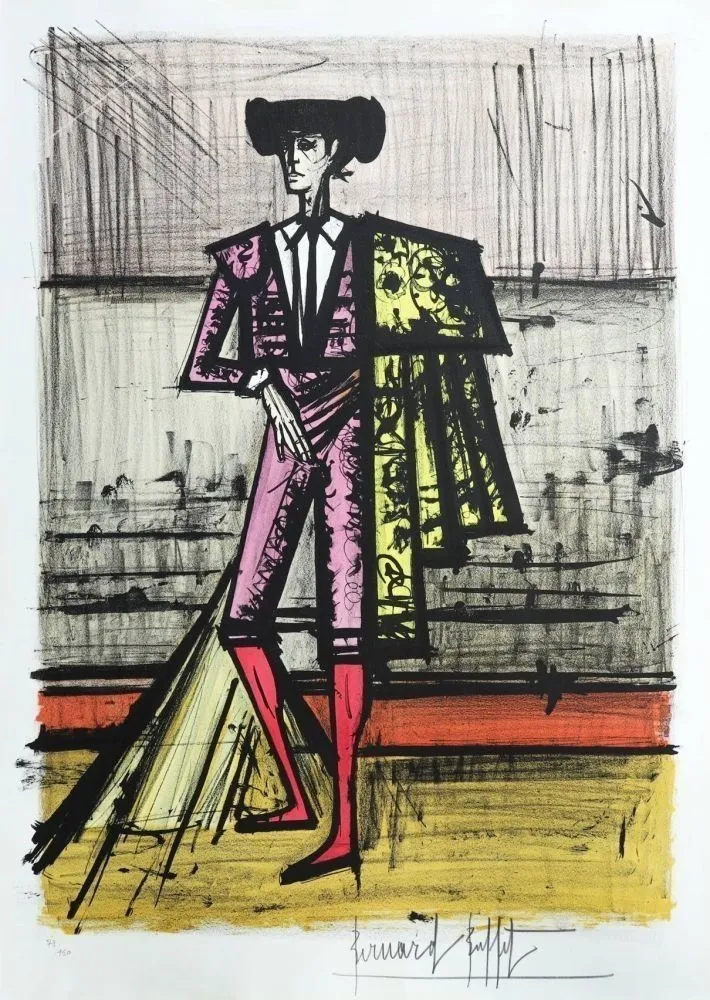 Lithografie Buffet - Torero