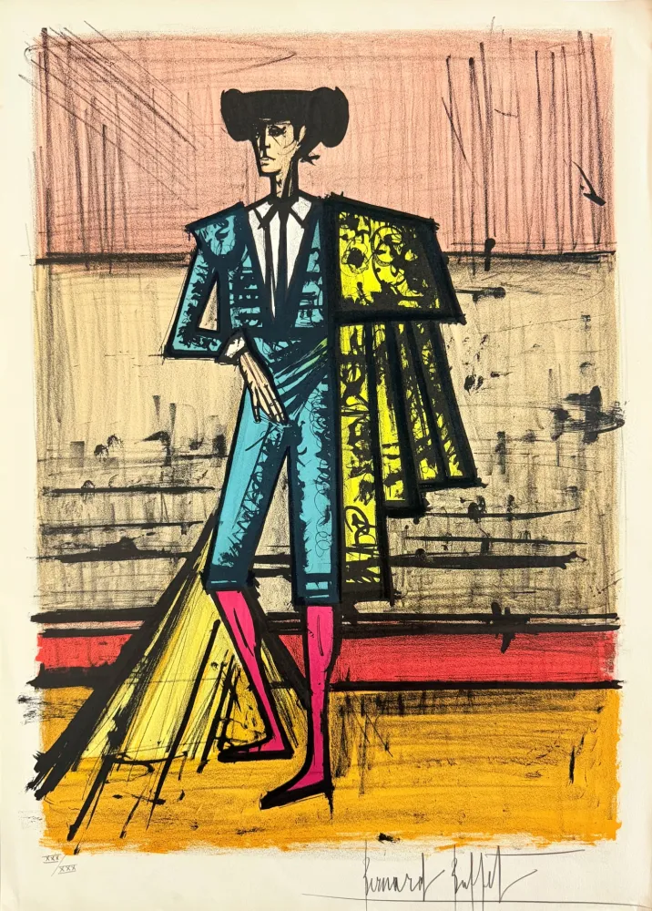 Lithografie Buffet - Torero