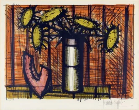 Lithografie Buffet - Tournesol et melon