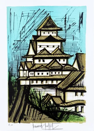 Lithografie Buffet - Voyage au Japon