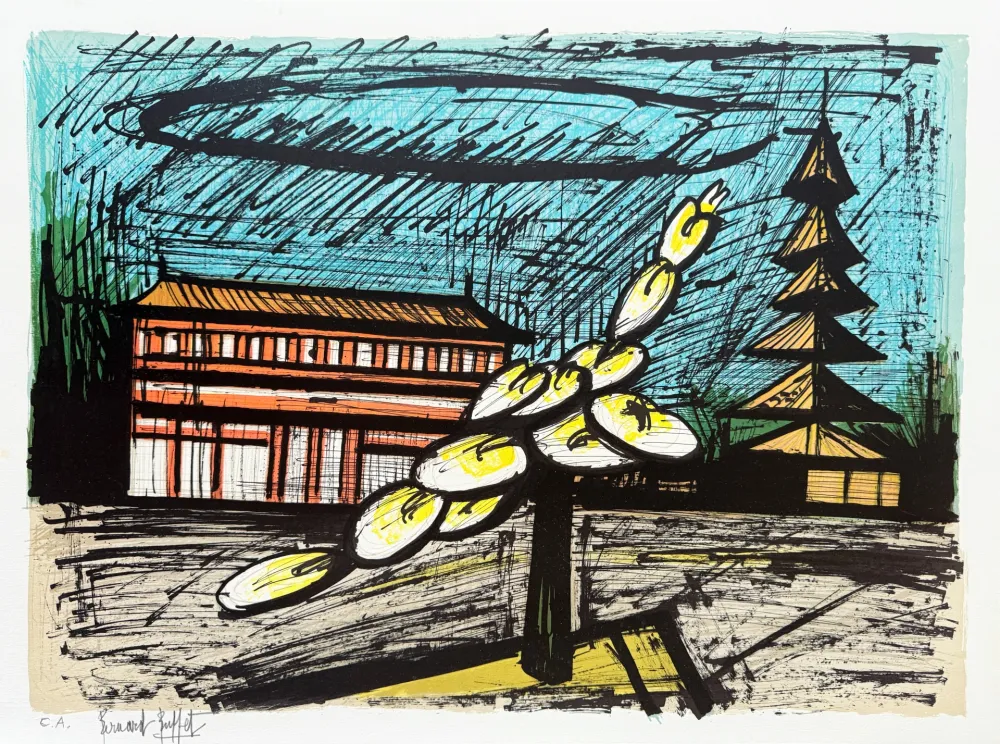 Lithografie Buffet - Voyage au Japon