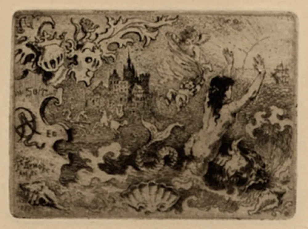 Geïllustreerd Boek Buhot - Le diable amoureux