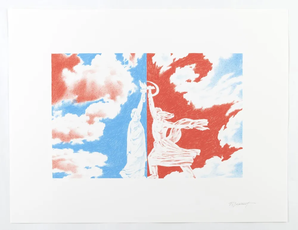 Zeefdruk Bulatov - Portfolio «Aufbruch aus Moskau»