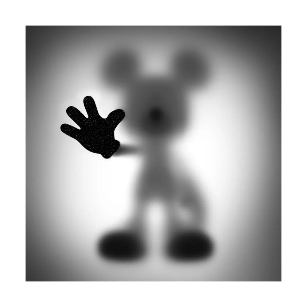 Digitale Print Burdon - Gone Mickey