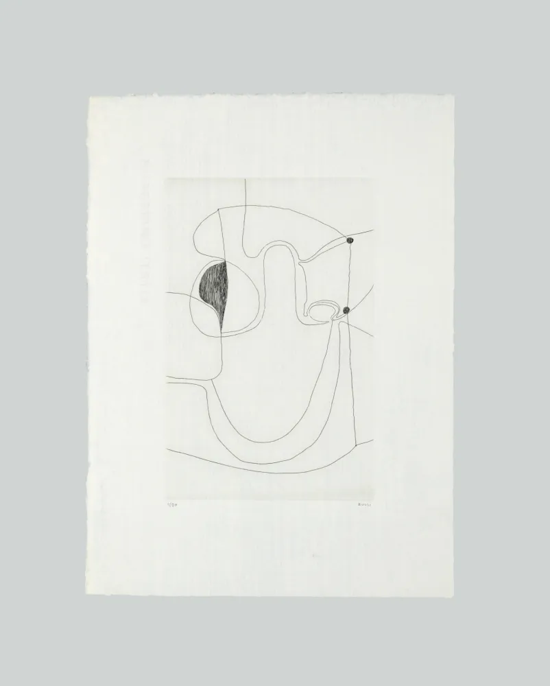 Gravure Burri - Acquaforte 1