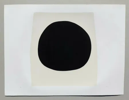 Lithografie Burri - Bianchi e neri I - Tavola F