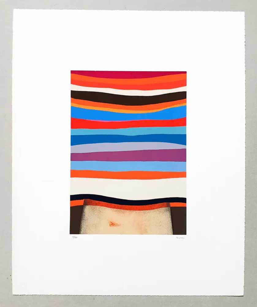 Zeefdruk Burri - Serigrafia 1-D