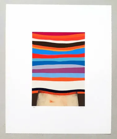 Zeefdruk Burri - Serigrafia 1-D