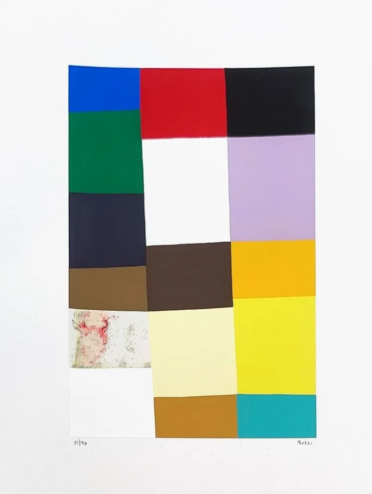 Zeefdruk Burri - Serigrafia 2