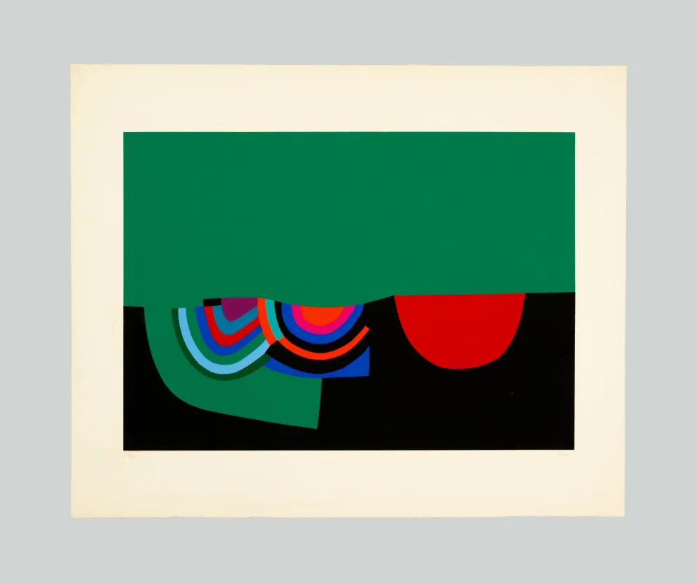 Zeefdruk Burri - Serigrafia 2-A