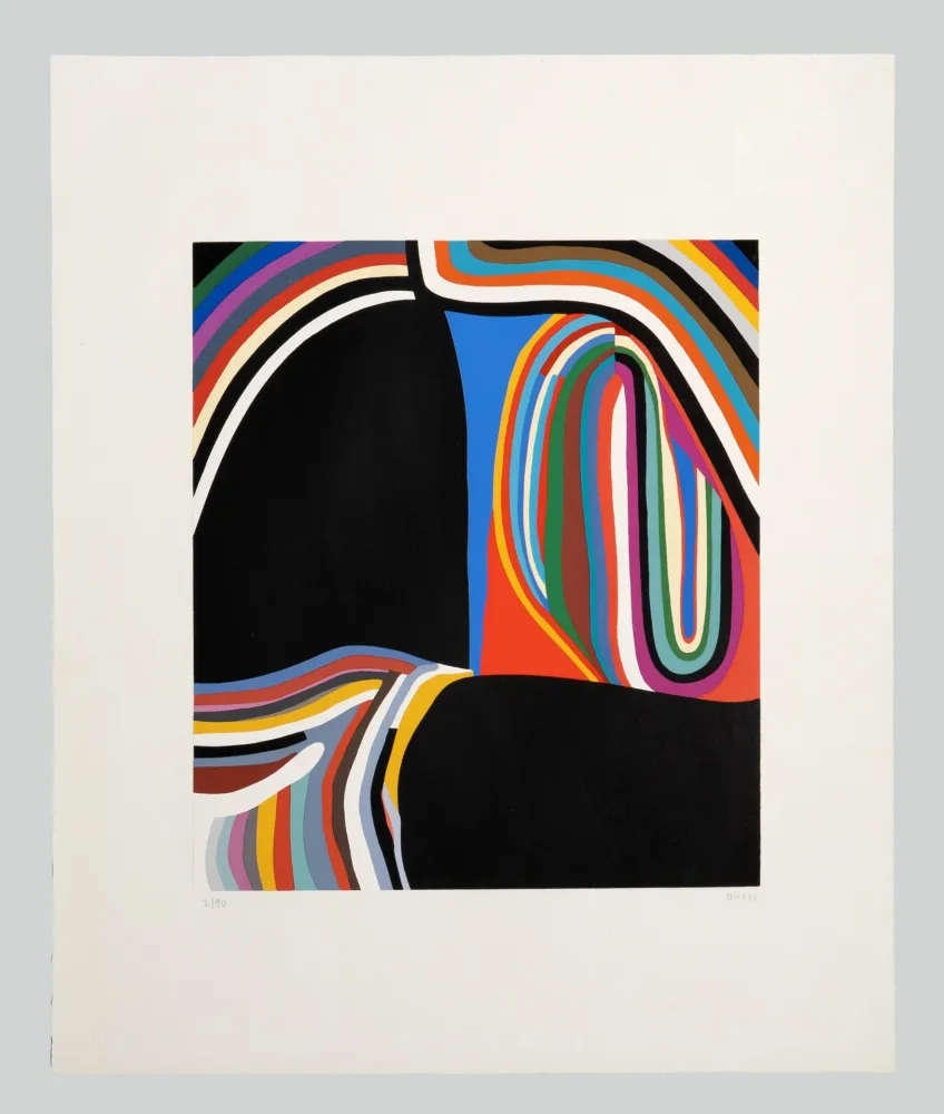 Zeefdruk Burri - Serigrafia 2-B