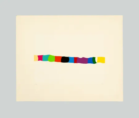 Zeefdruk Burri - Serigrafia 2-C