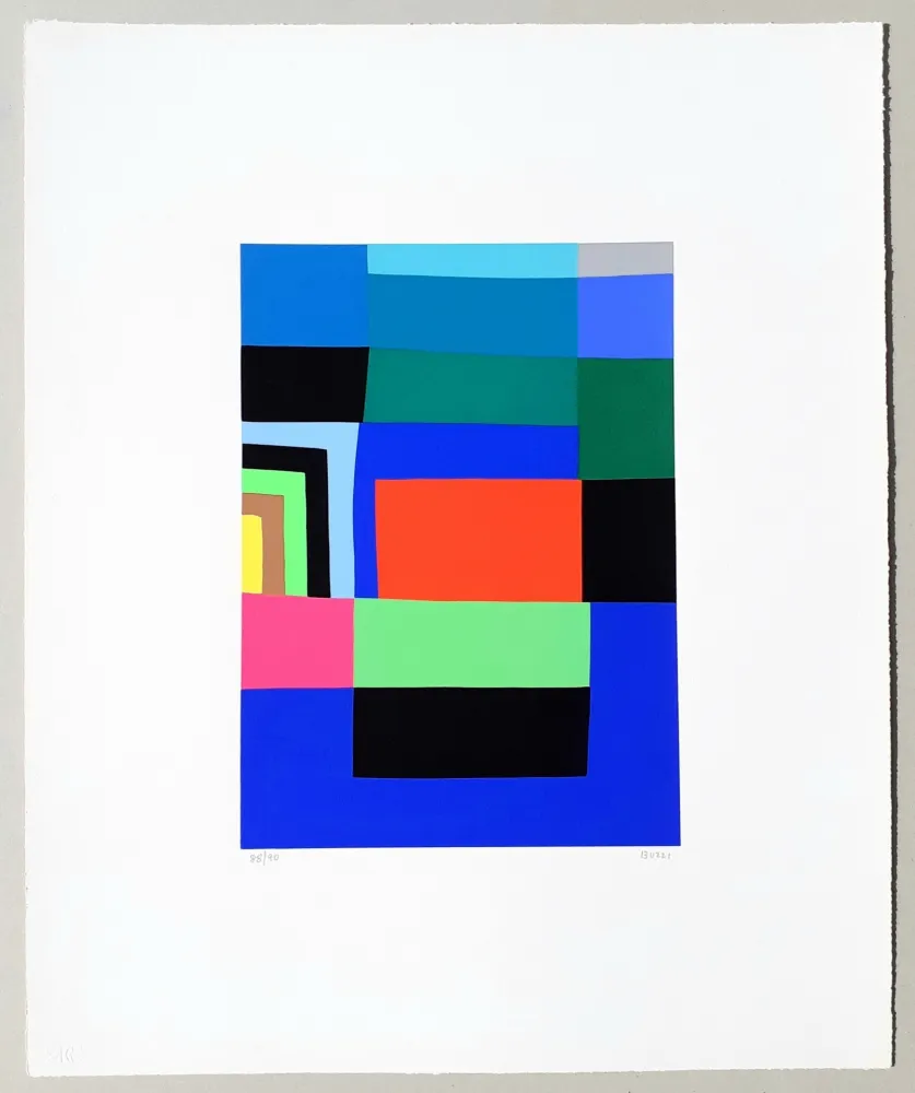 Zeefdruk Burri - Serigrafia 3