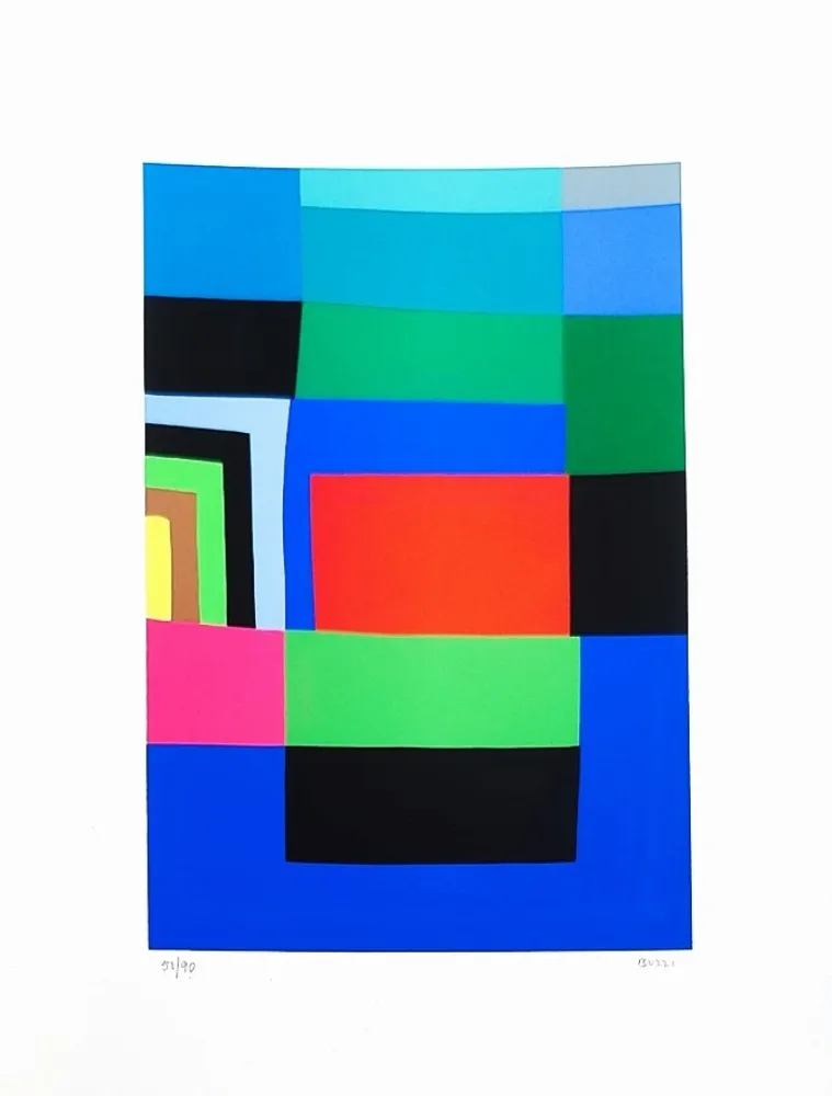 Zeefdruk Burri - Serigrafia 3