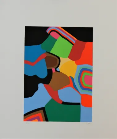 Zeefdruk Burri - Serigrafia 5