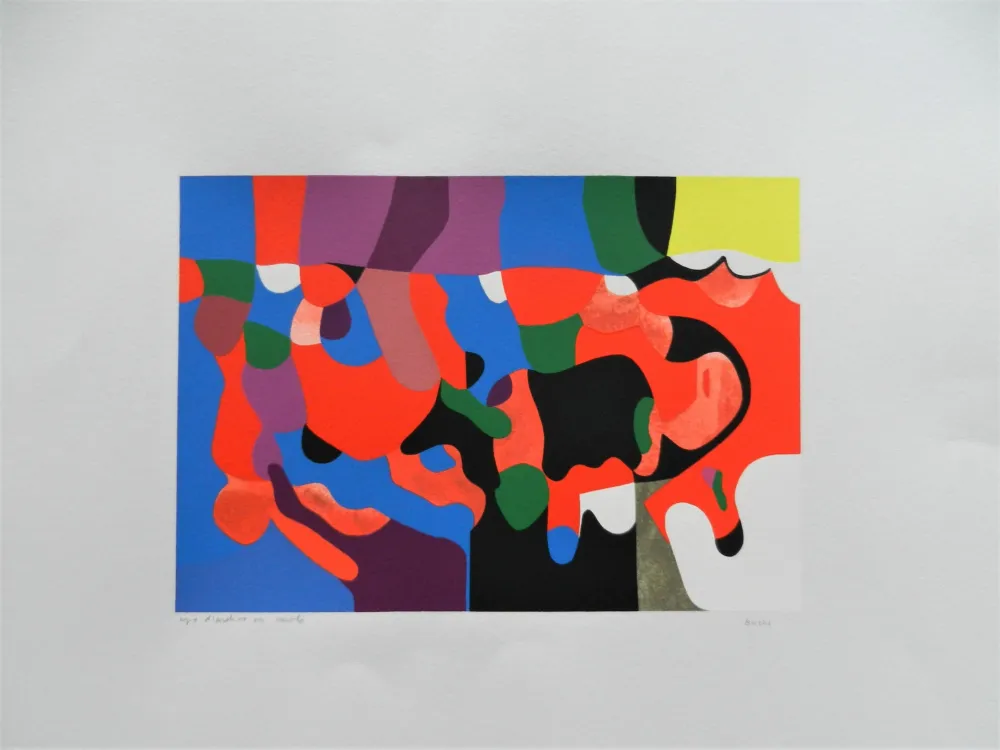 Zeefdruk Burri - Sestante 12