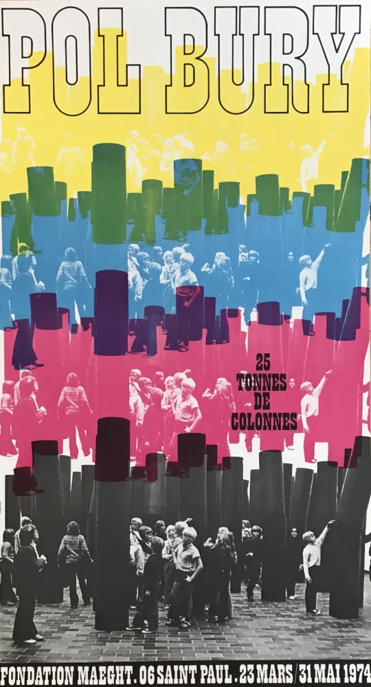 Lithografie Bury - Affiche lithographique 